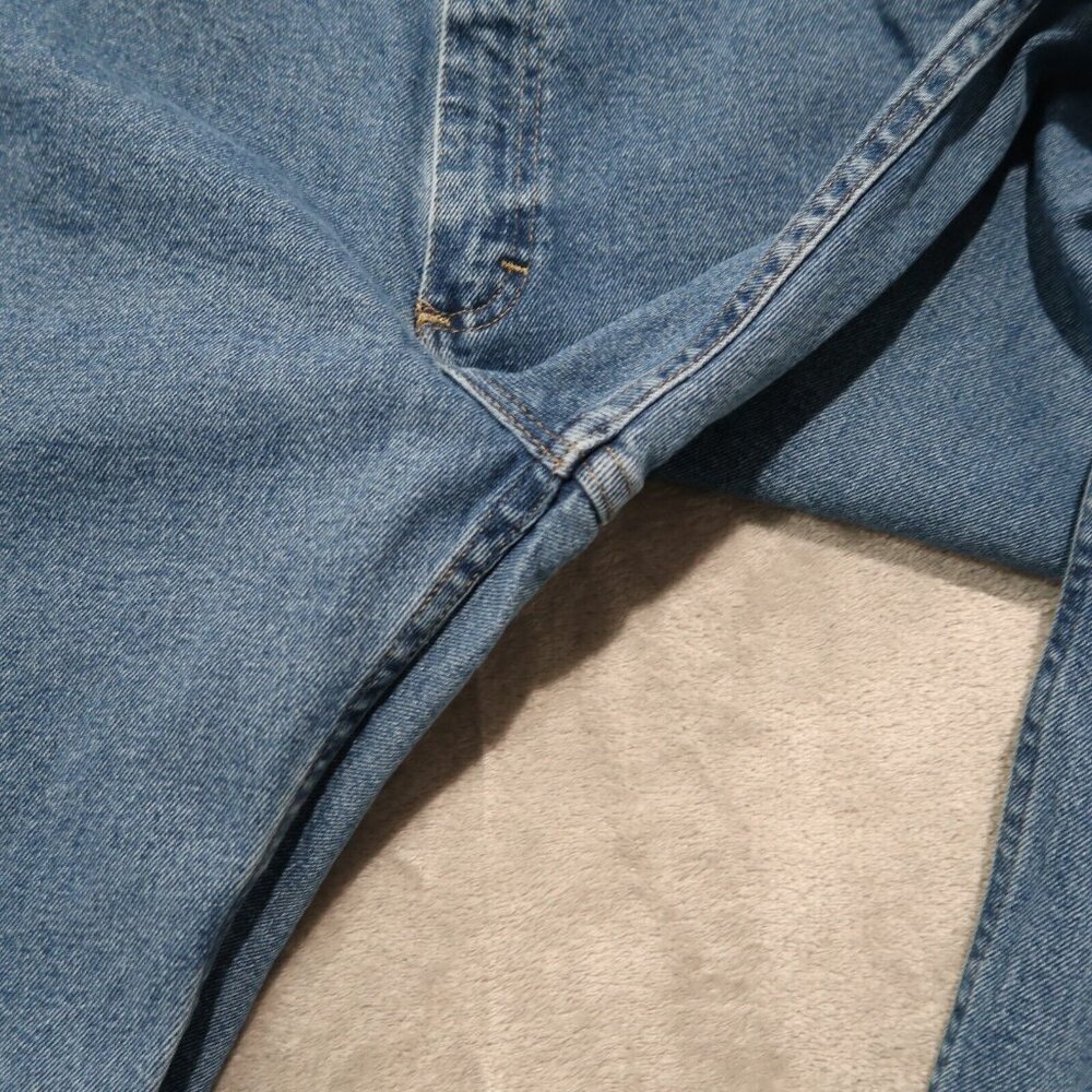 Wrangler Jeans Mens 38x30 Blue Flex Fit Straight Cowboy Western Rancher Rodeo - Picture 5 of 12